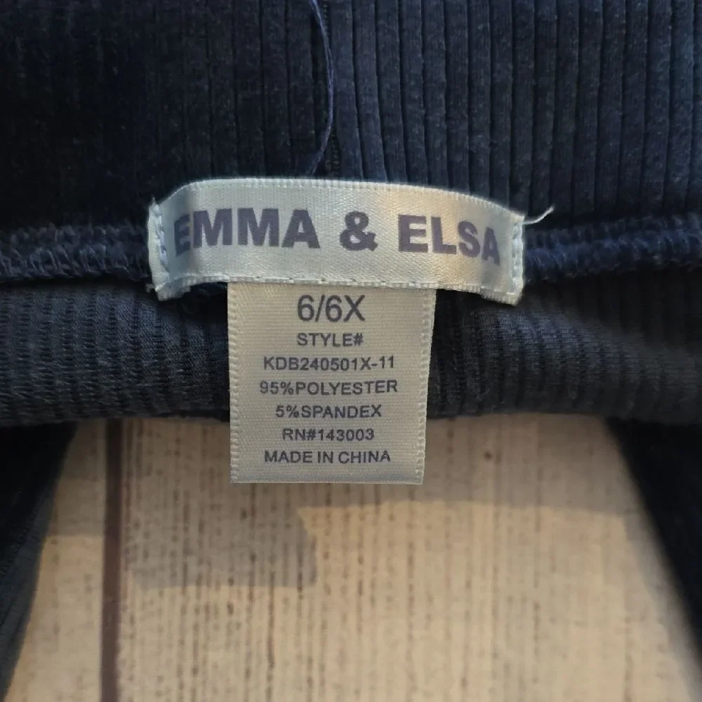 Children's Navy Corduroy Pants